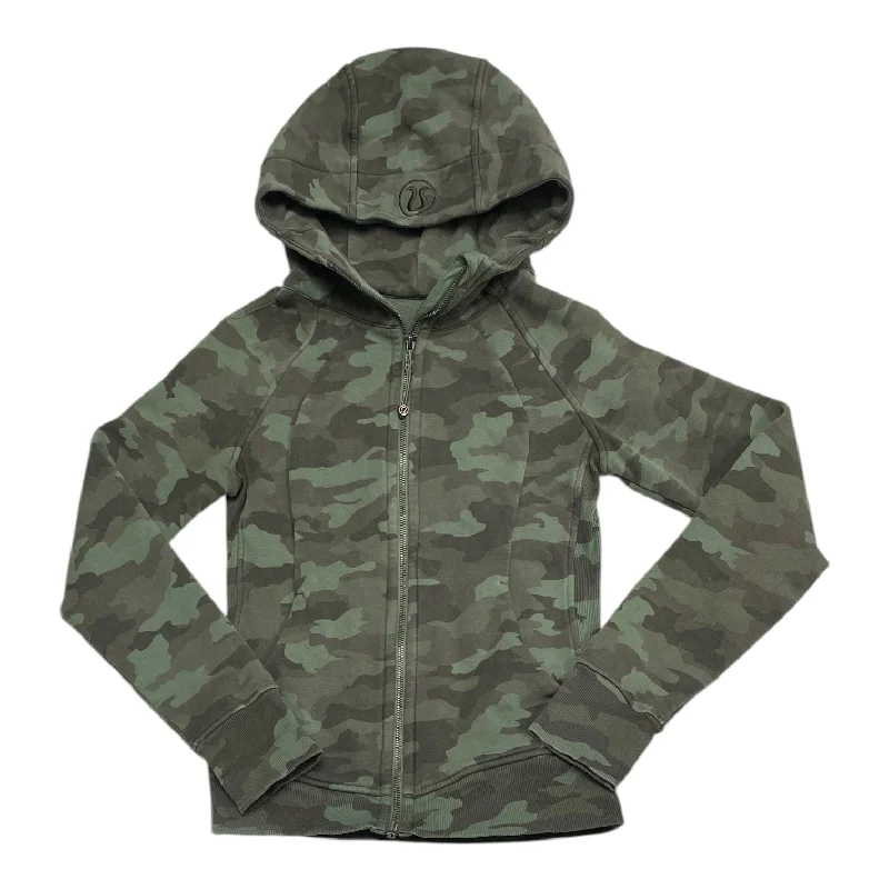 Athletic Jacket By Lululemon In Camouflage Print, Size: 4 Hip Men's Urban