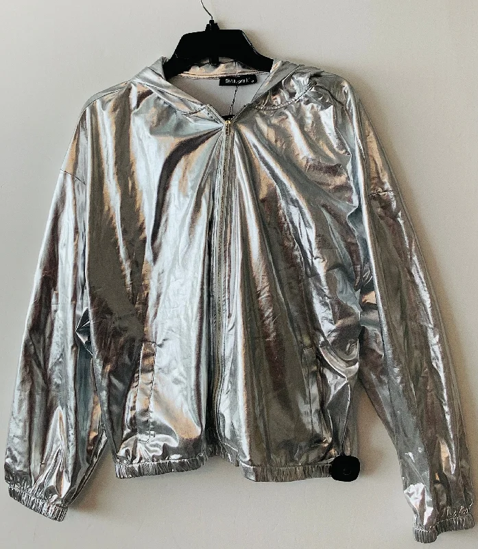 Jacket Other By Allegra K In Silver, Size: 1x Refined Men's Hand