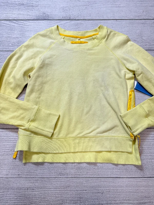 Athletic Top Long Sleeve Collar By Lululemon In Yellow, Size: S Sophisticated Men's French