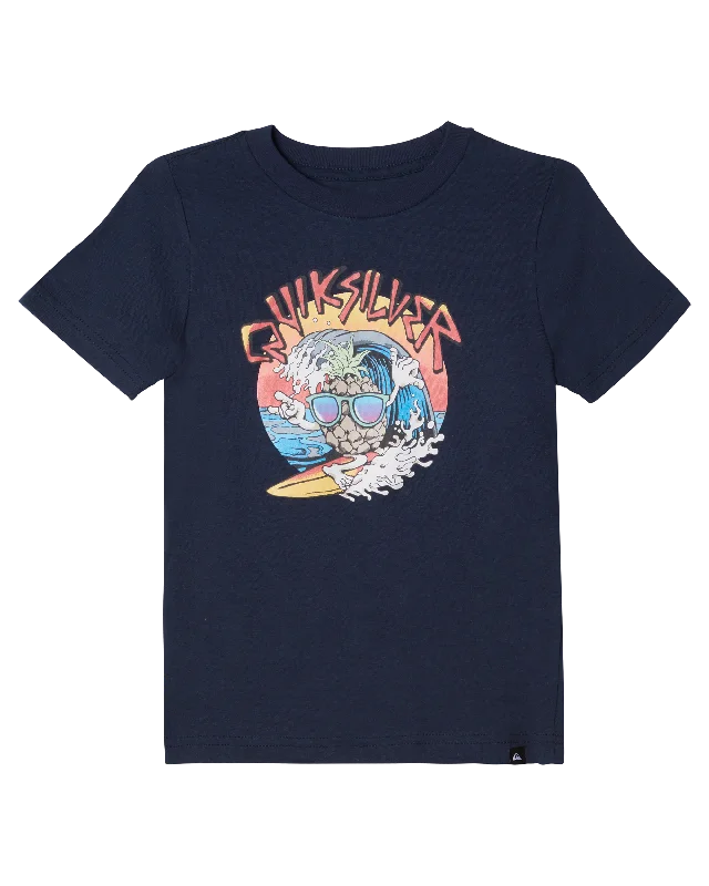 Boys 2-7 Double Shakas T-Shirt - Navy Blazer Modern Men's Tech