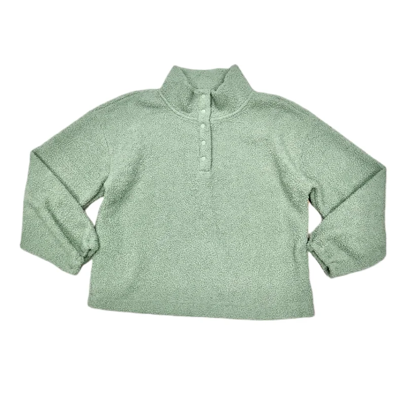 Jacket Faux Fur & Sherpa By Berkeley Jensen In Green, Size: Xl Unique Men's Upcycled